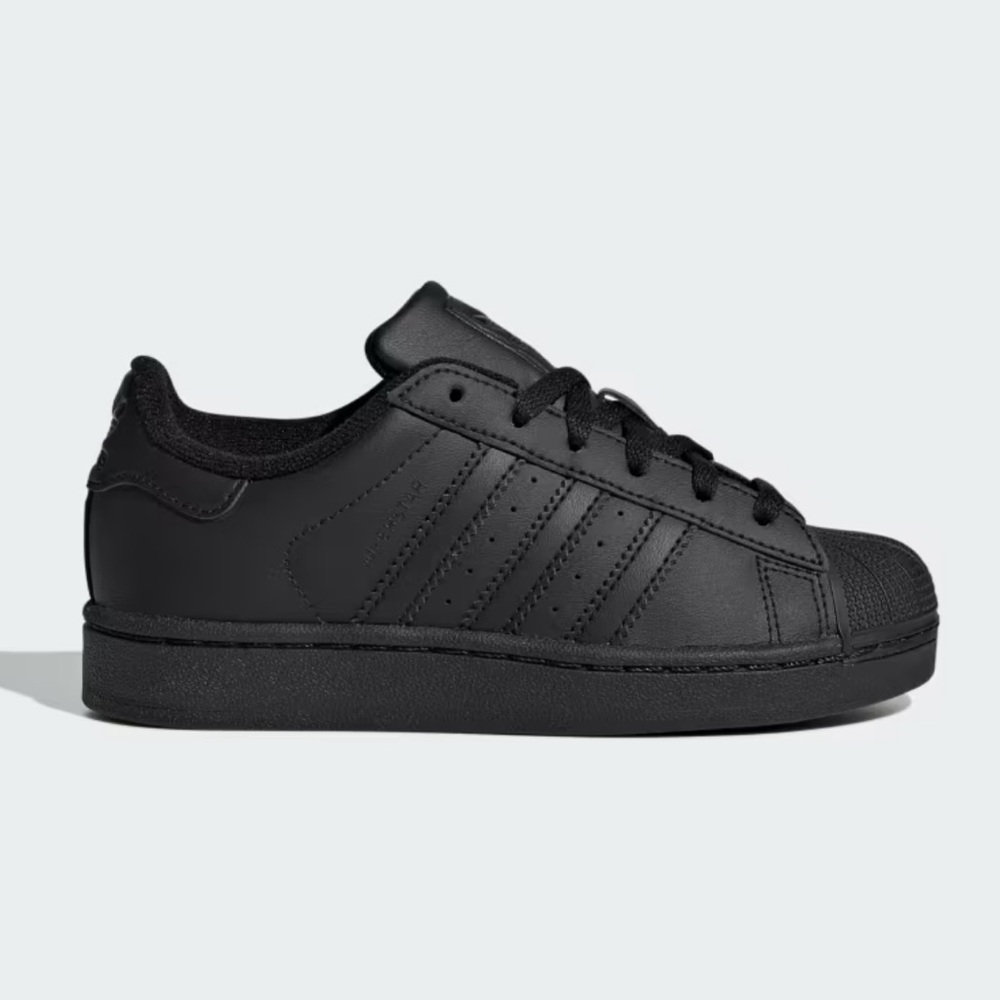 ADIDAS | Superstar black on black sneakers classic